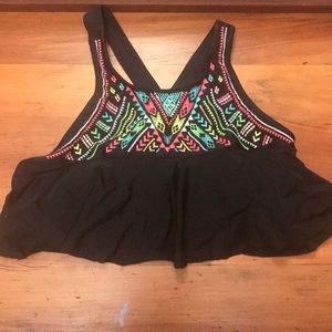 Xhileration Ruffle Swing Top!